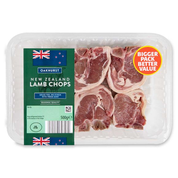 Oakhurst Lamb Chops 500g